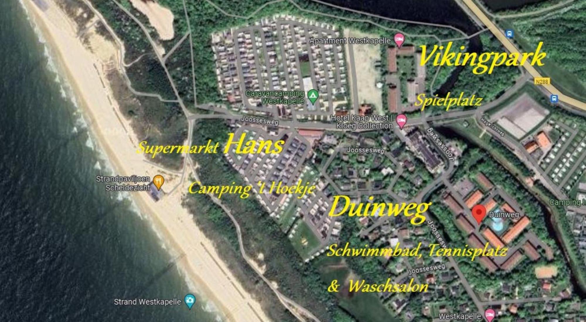 Ferienwohnung Klaproos Bed By The Sea Westkapelle Exterior foto